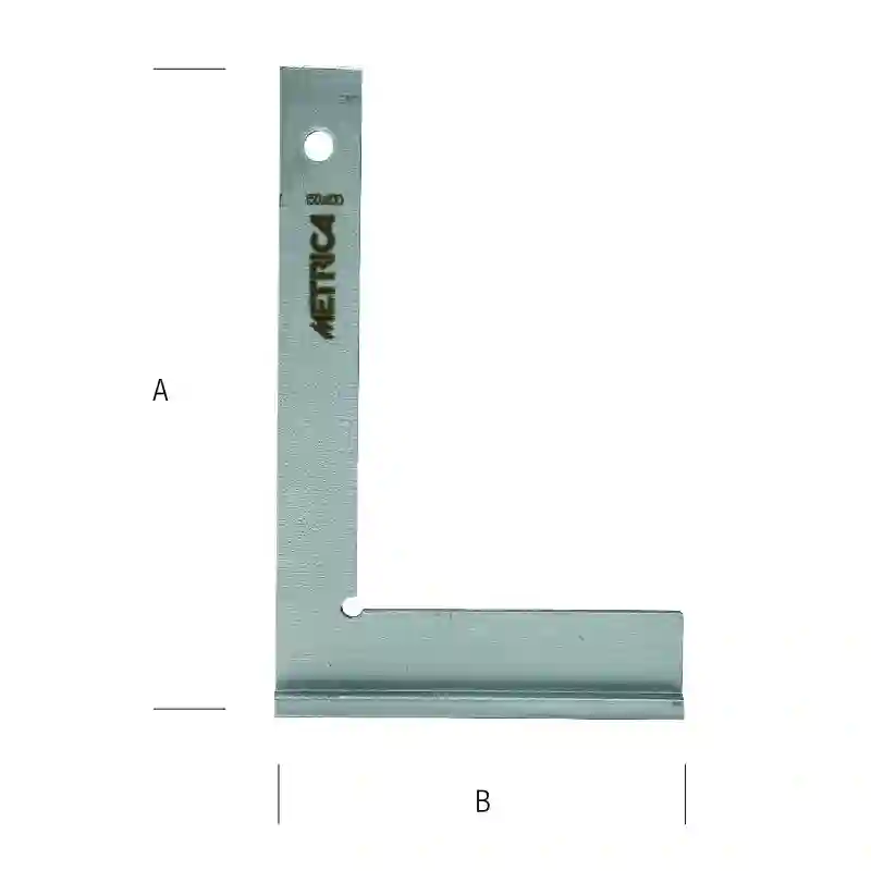 ESCUADRA DE ALA ZINCADA  200 X 130 MM - 29194 - Metrica