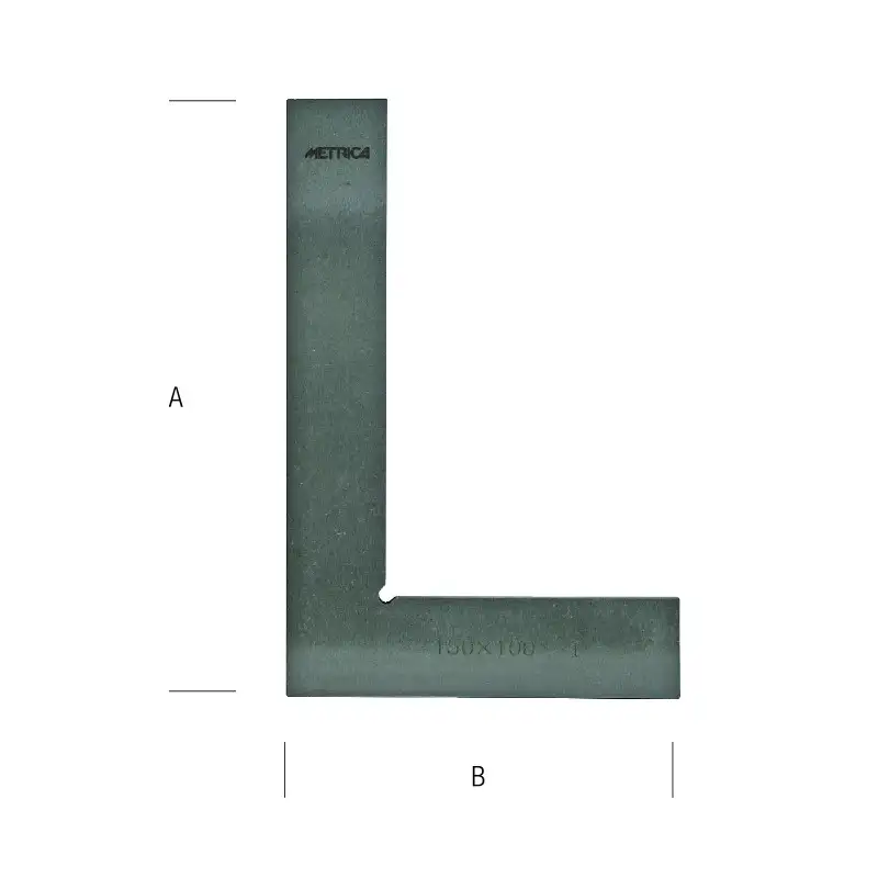 ESCUADRA SIMPLE 1/50MM 250X165 250 X 165 MM - 29077 - Metrica