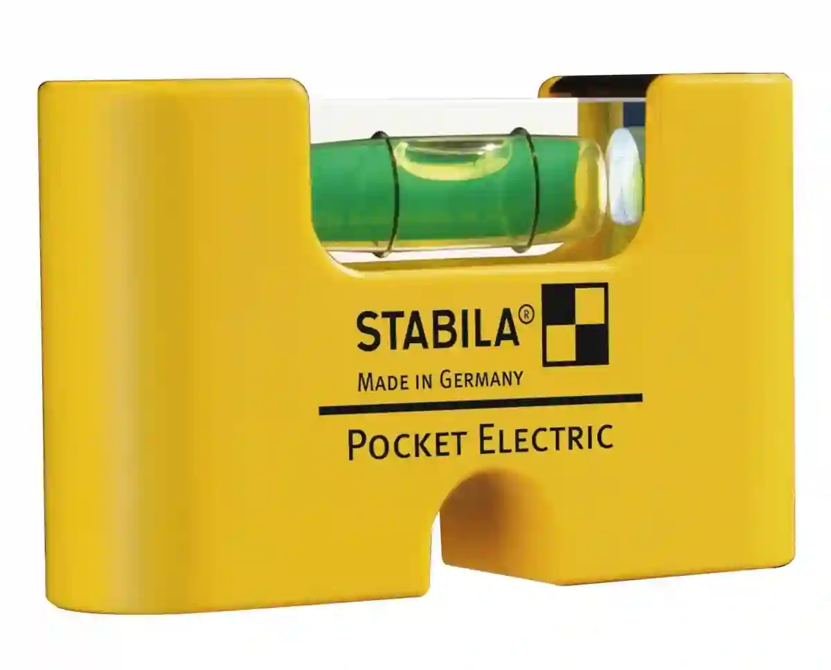 Nivel de burbuja Pocket Electric, 7 cm, (display de mostrador, 10 uds.) Stabila