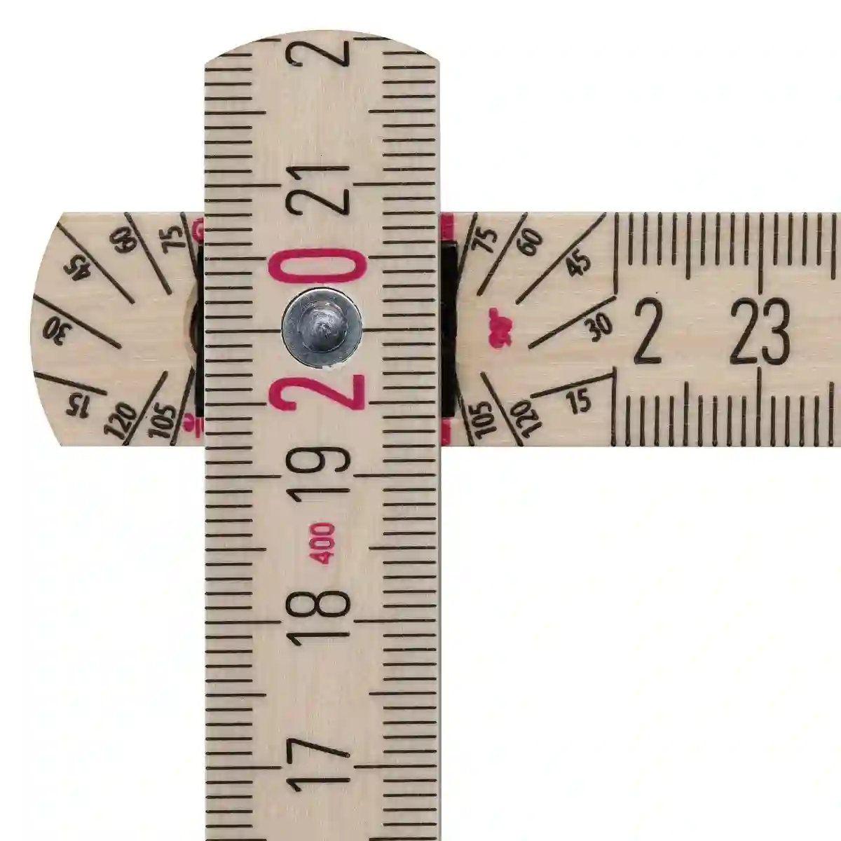Metro plegable de madera modelo 407 N, 2 m Stabila