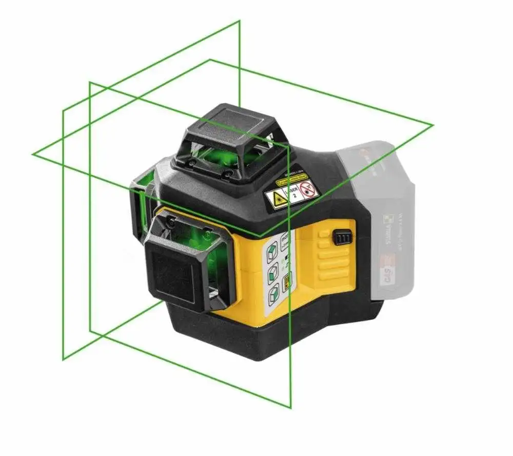 Láser multi-línea LAX 600 G, sistema de 12 V, set de 5 piezas, sin batería ni cargador Stabila