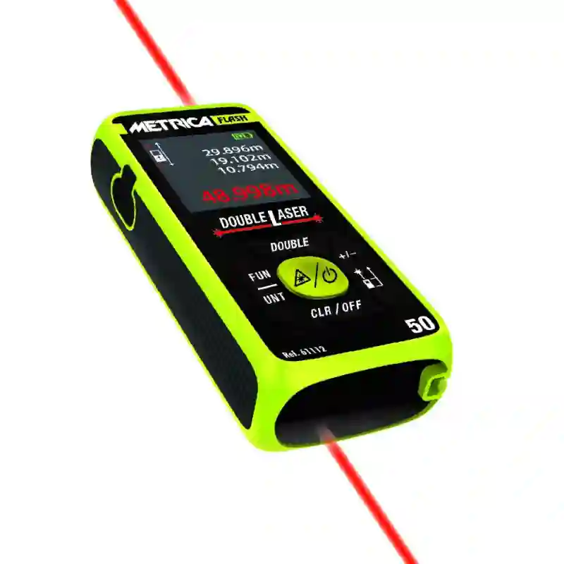 MEDIDOR LASER FLASH DOUBLE LASER INCLIGRAD 50 50M - 61114 - Metrica