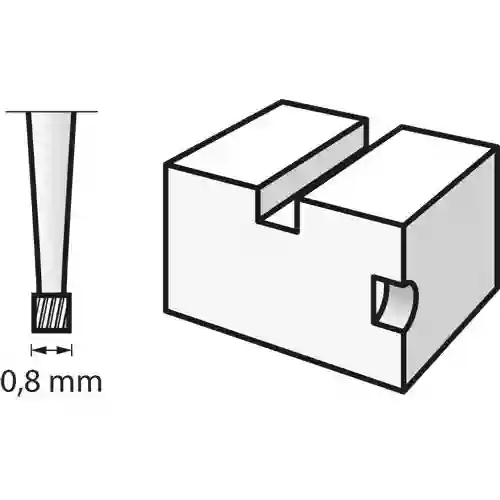 Fresa para grabar 08 mm - DRM26150108JA - Dremel