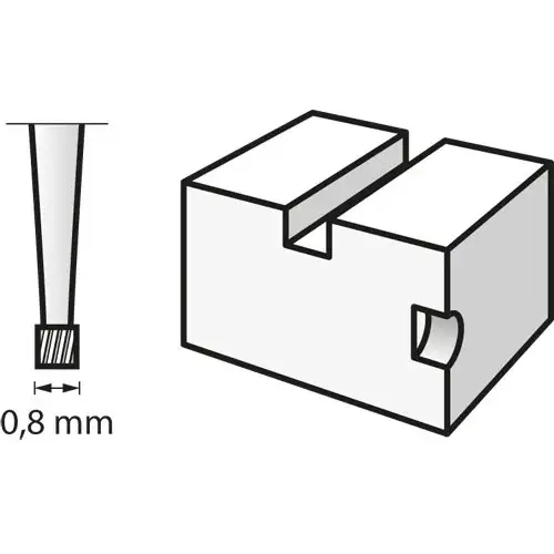 Fresa para grabar 08 mm - DRM26150108JA - Dremel
