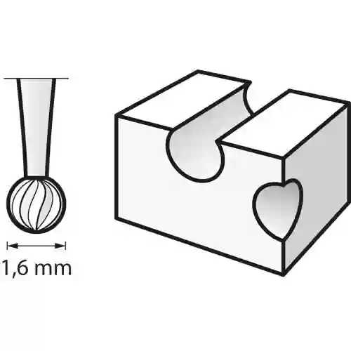 Fresa para grabar 16 mm - DRM26150106JA - Dremel