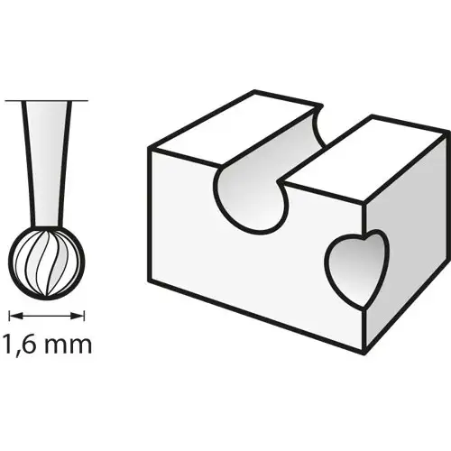 Fresa para grabar 16 mm - DRM26150106JA - Dremel