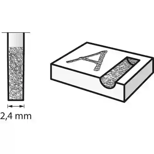 Muela de diamante 24 mm - DRM26157122JA - Dremel