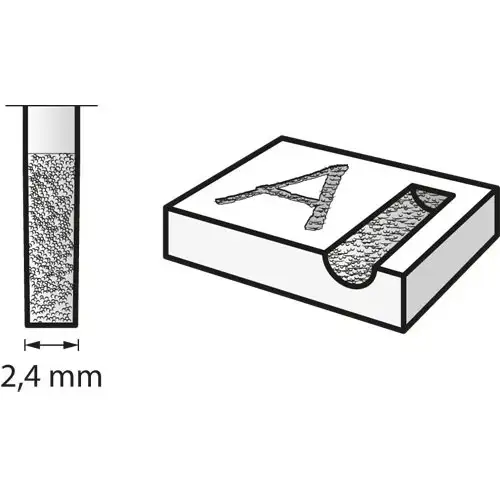 Muela de diamante 24 mm - DRM26157122JA - Dremel