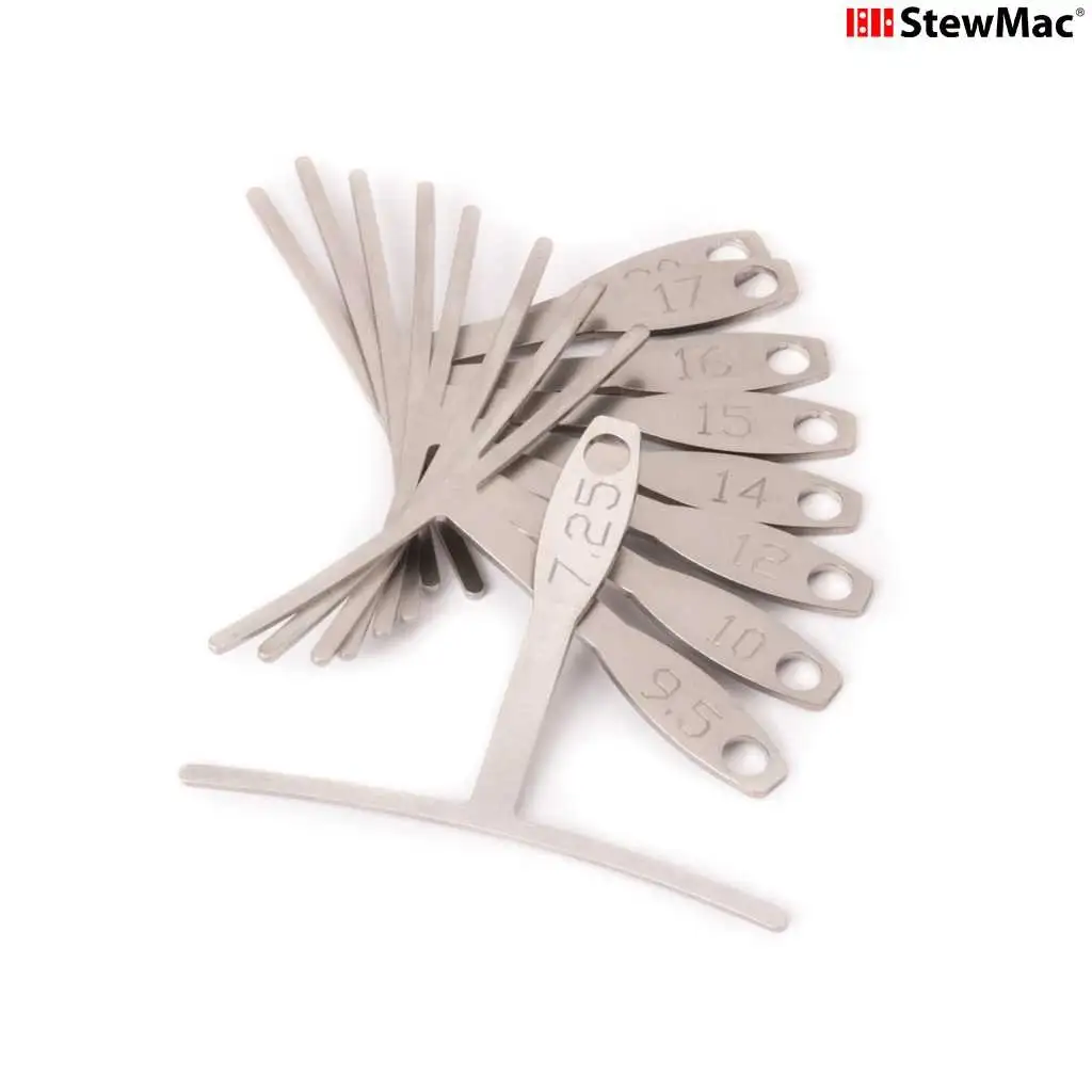 Galgas de Radios Bajo Cuerdas StewMac Set de 9 - STW0353 - Stewmac