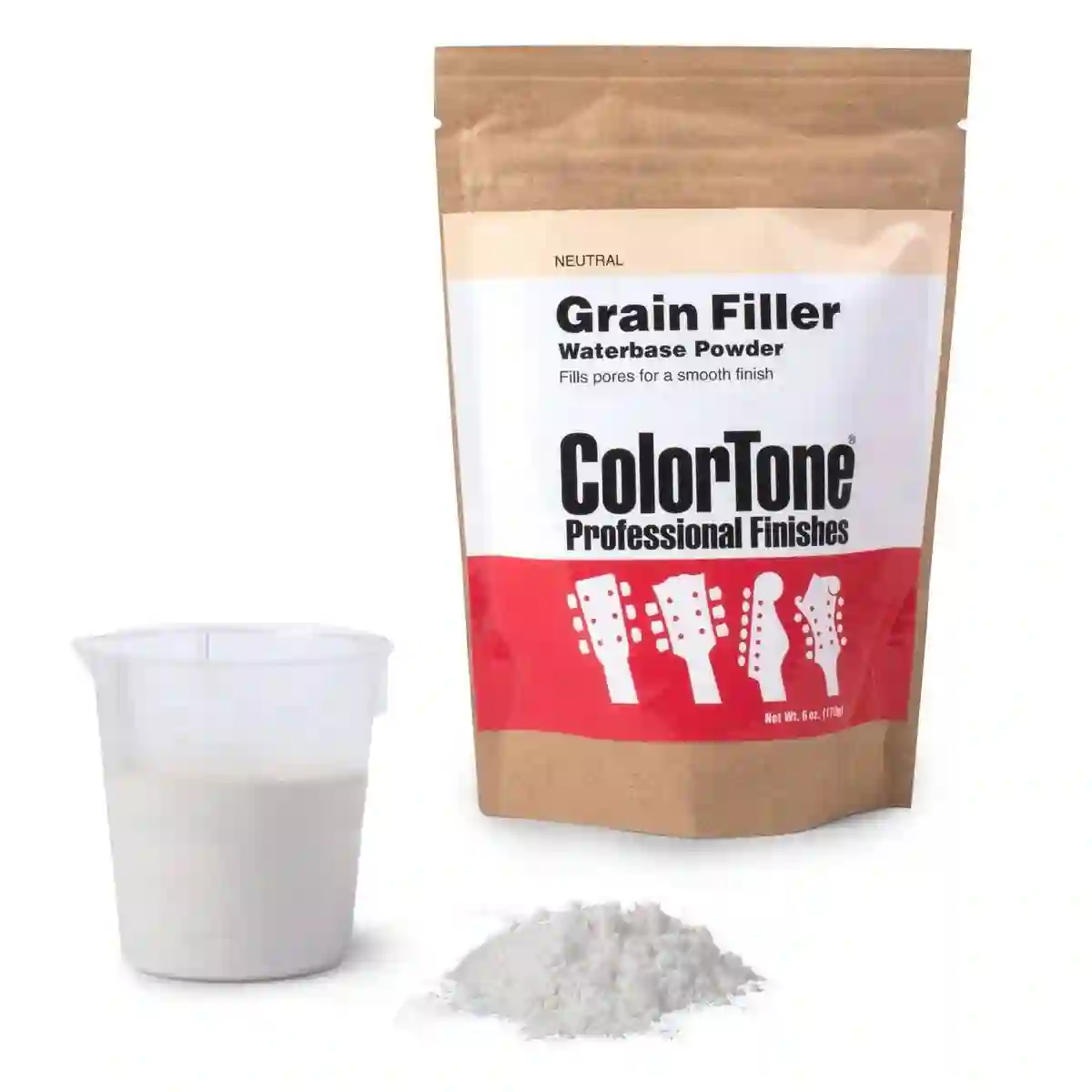 ColorTone Grain Filler en Polvo Neutral - STW0269-N - Stewmac