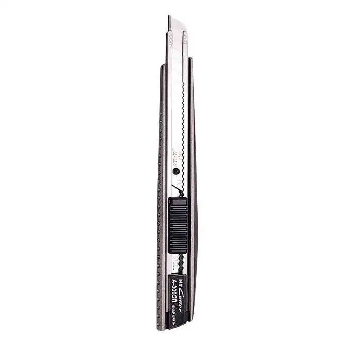 Cutter metálico de 9 mm con bloqueo estandar A-300GRP NT CUTTER