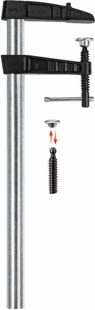 Tornillo de apriete reforzado de fundición maleable con pasador metálico en cruz TGK-K - TGK50K - B