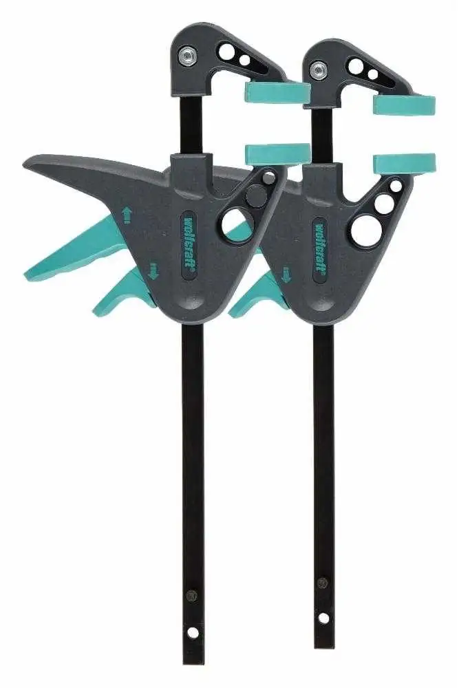 2 mini-sargentos monomanuales EHZ 40/110 mm Wolfcraft