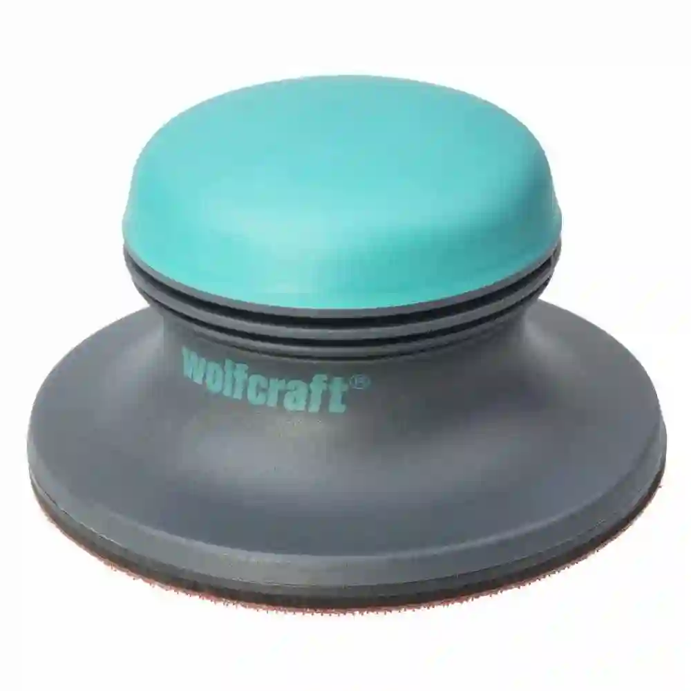 1 lijadora de superficies con velcro de 125 mm de diámetro Wolfcraft