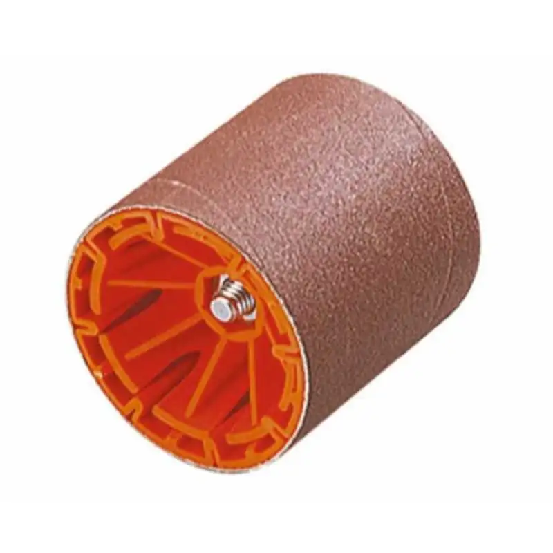 1 tambor abrasivo, vástago de 8 mm, Ø 75 x 80 mm Wolfcraft