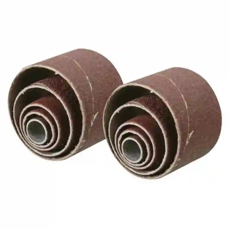10 Recambios grano 80 para tambor de lijado SILVERLINE