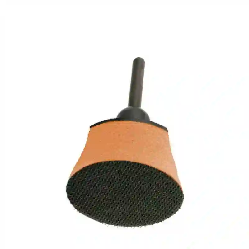 Plato lijador cónico de 50 mm con espumado y velcro FLEXIPADS
