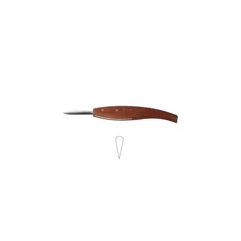 Cuchillo para talla Schaller grande 45 mm Pfeil
