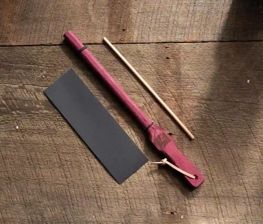 Cheira de madera de 230x25 mm para cuchillos vaciadores PW18 Flexcut