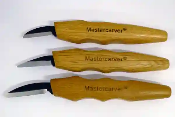 Juego de 3 cuchillos de talla Mastercarver