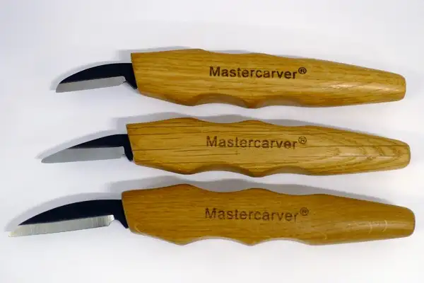 Juego de 3 cuchillos de talla Mastercarver