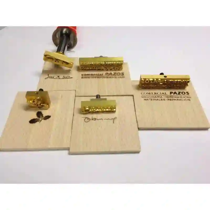 Sello para pirograbador Weller con logo o firma hasta 40 mm (lado mayor)