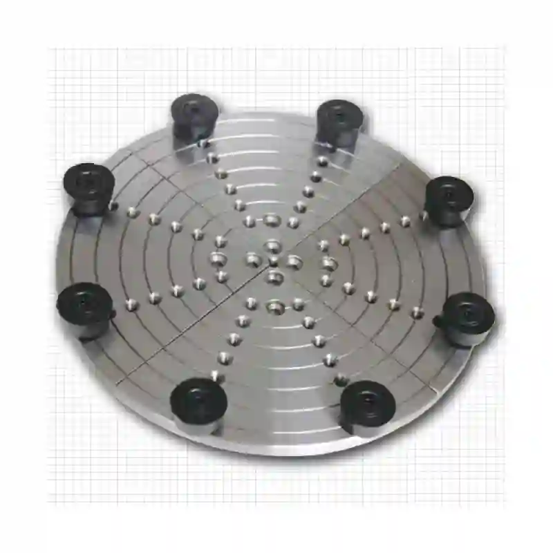 Mordaza JS Cole de 300 mm para platos y cuencos NCK System con los platos WLC305 y NCK Lombarte