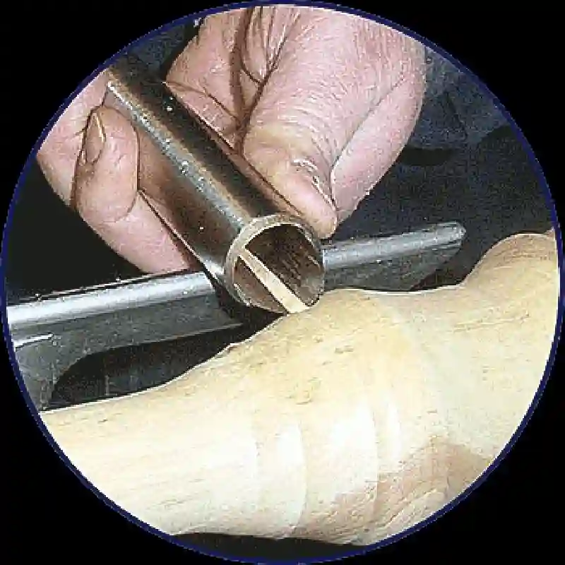 Gubia torno desbaste con tubo de aspiración Provac
