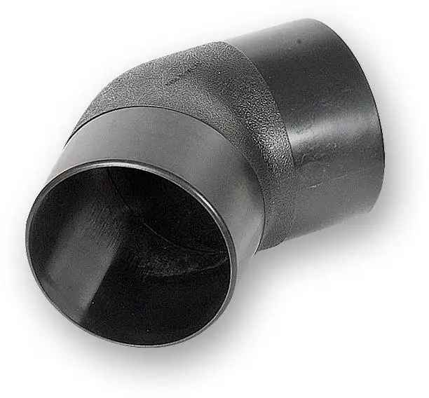 Conexión de aspiración. Codo de 45° para kit de extracción de polvo de 100 mm Axminster