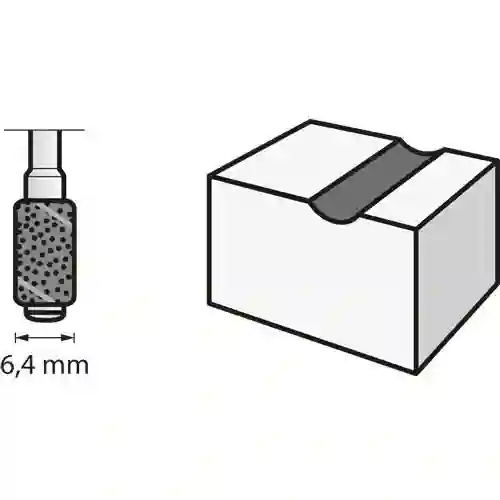 Banda de lijar y mandril 64 mm grano 60 - DRM26150430JA - Dremel