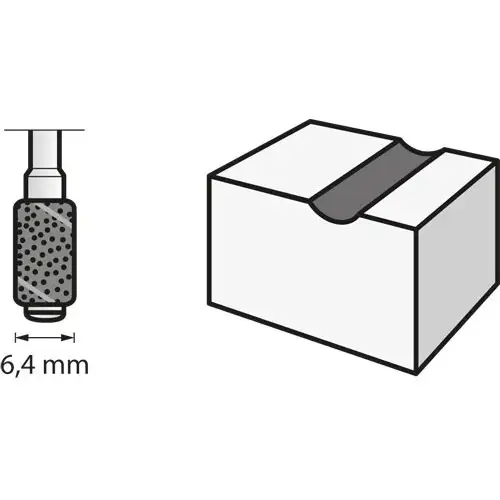 Banda de lijar y mandril 64 mm grano 60 - DRM26150430JA - Dremel