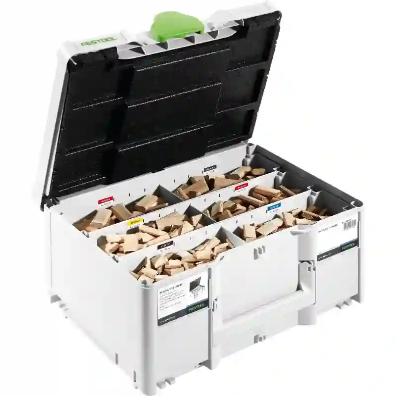 Surtido de tacos DOMINO de haya DS 4/5/6/8/10 1060 BU - 576794 - Festool