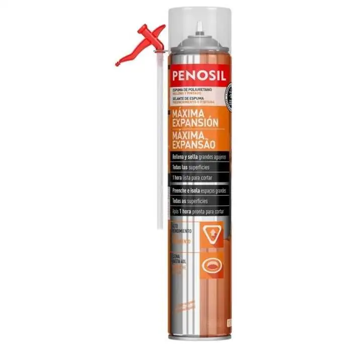 Espuma de poliuretano para rellenar y sellar Spray 300 ml Máxima Expansión NFT ES-PT PENOSIL