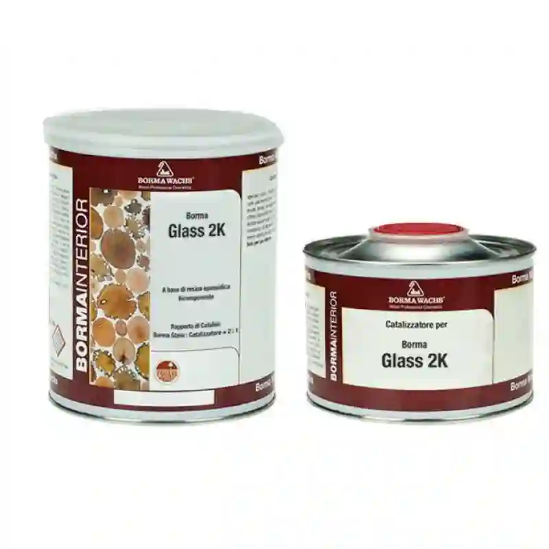 Resina transparente de decoración 10 Kg + 4 Kg GLASS 2K BORMA WACHS