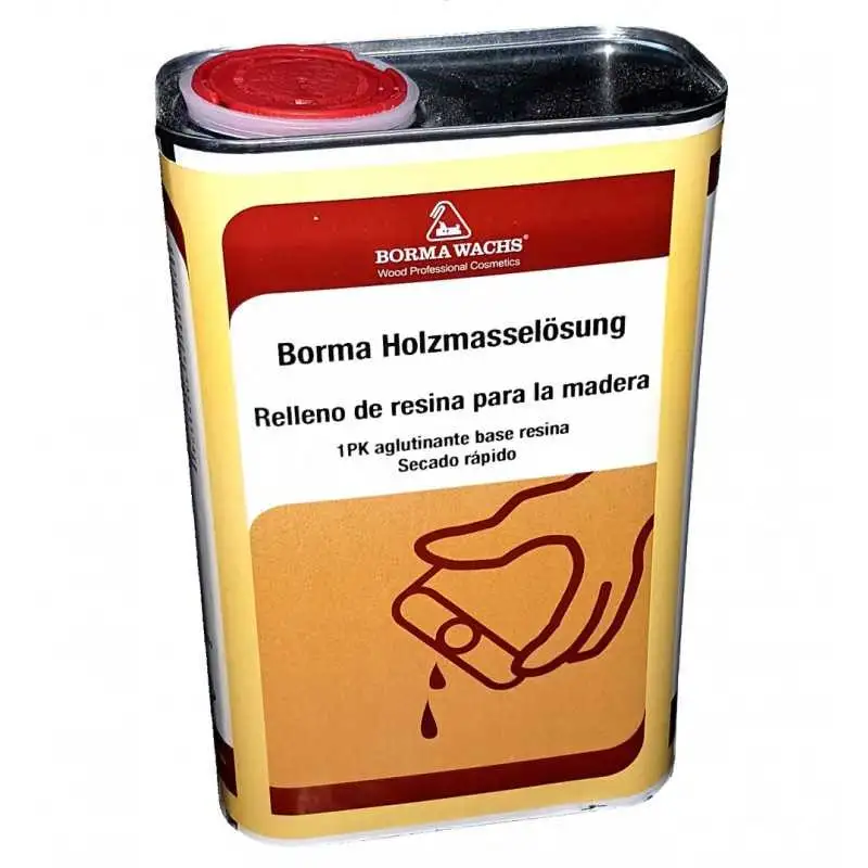 Resina aglutinante, 1 litro Holzmasse BORMA WACHS