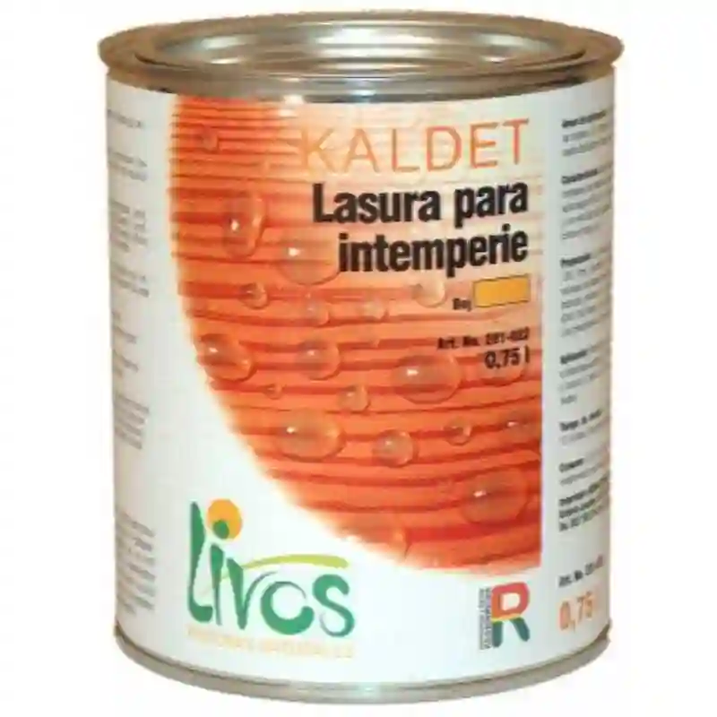 Lasura para intemperie KALDET 281 Teca oscura 30l Livos