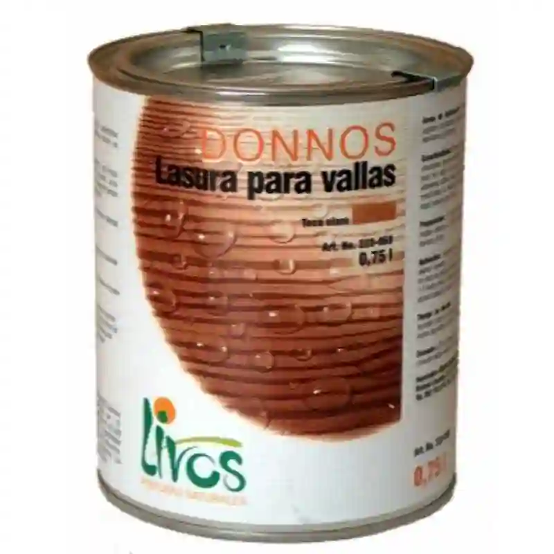Lasura para vallas DONNOS 223 Teca claro 5l Livos