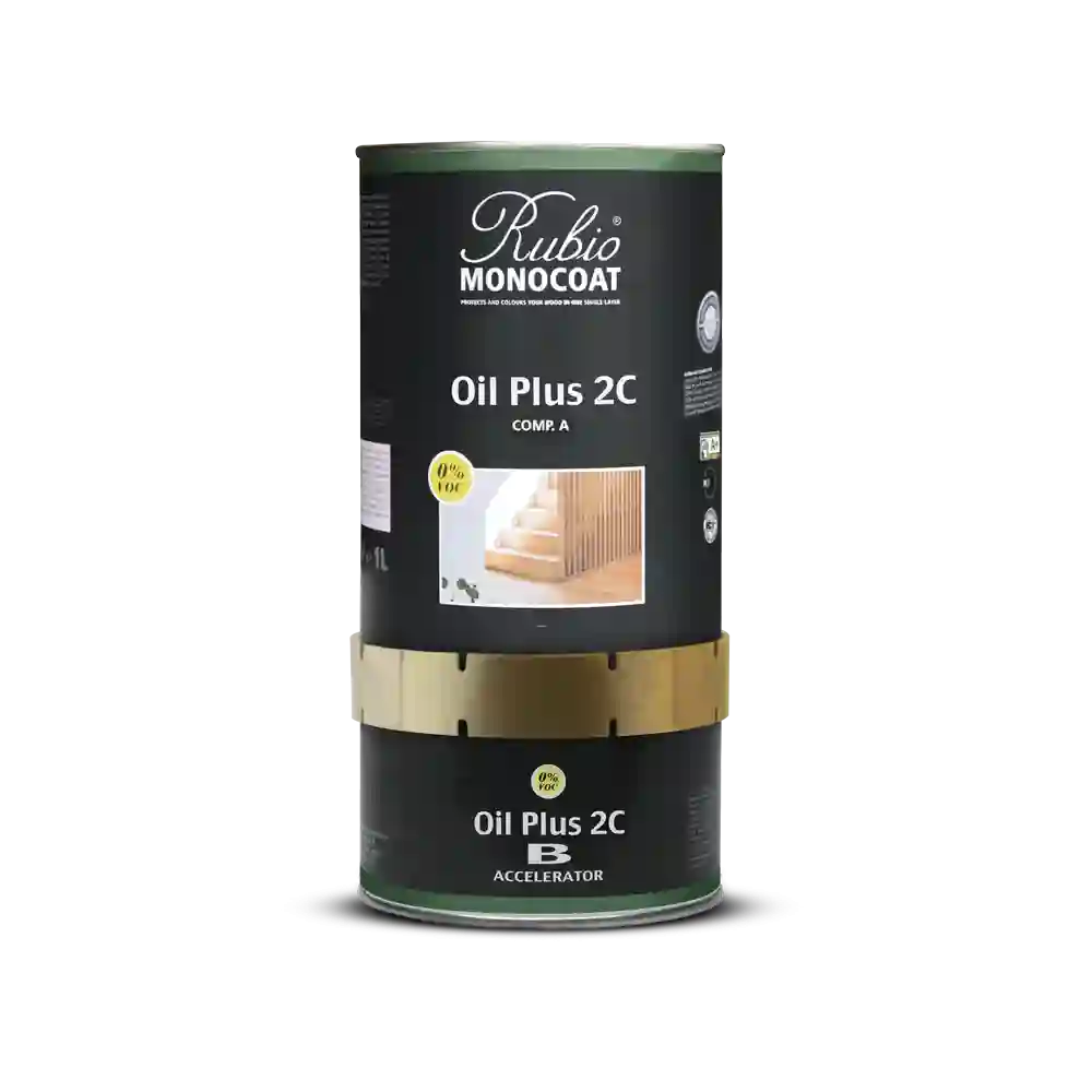 oil-plus-2c-set-1-3l 13L Bourbon - R002069 - Rubio Monocoat
