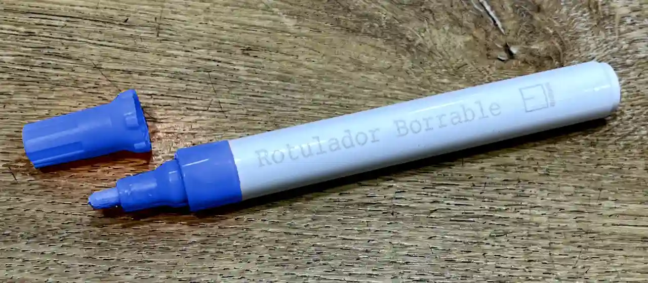 Rotulador borrable Azul UNIKUM