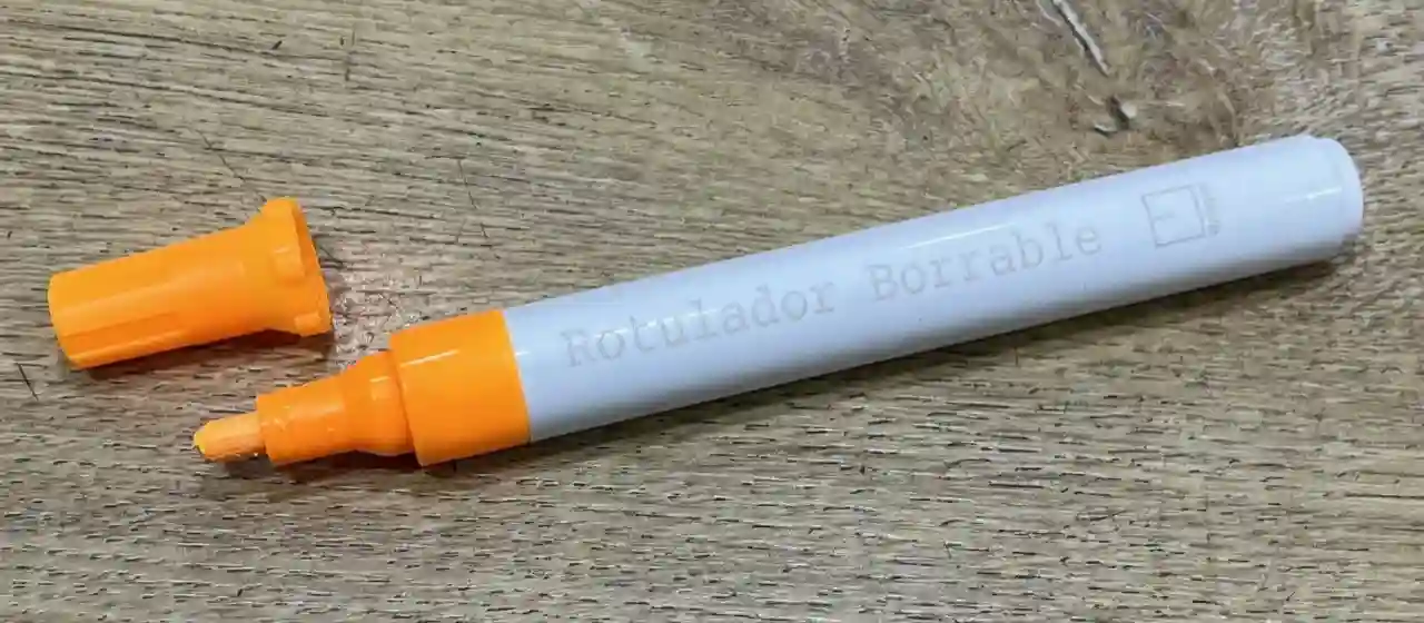 Rotulador borrable Naranja UNIKUM