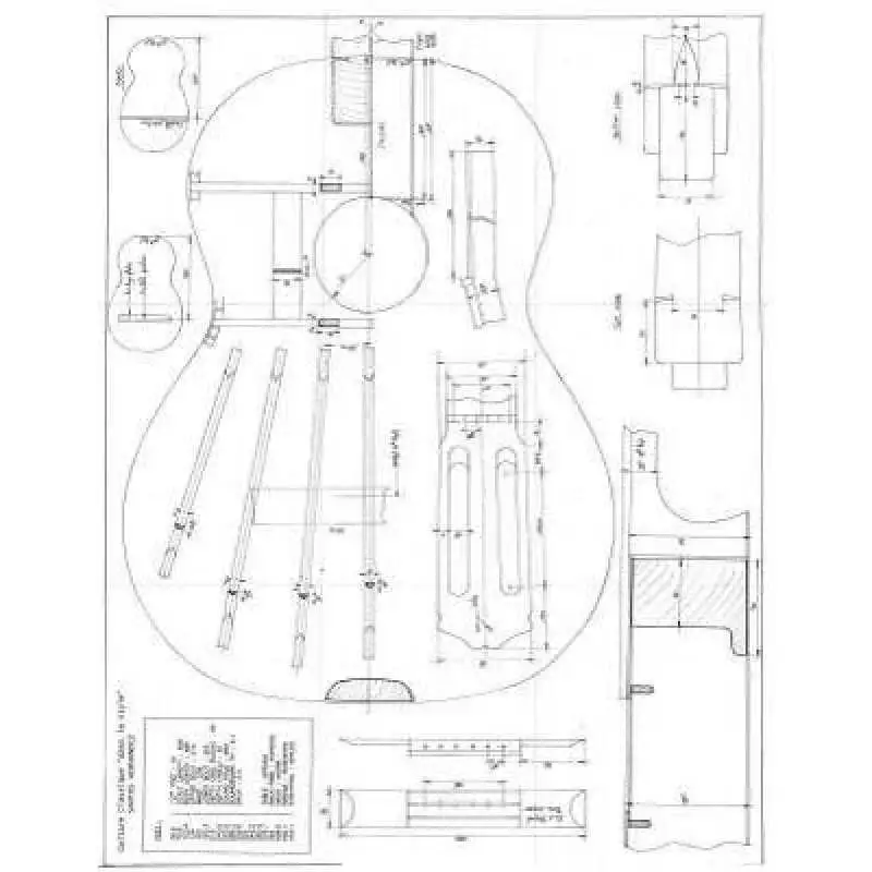 Plano guitarra Robert Bouchet Madinter