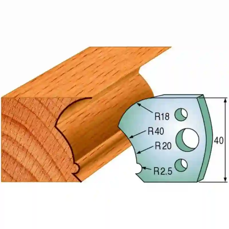 Par contracuchillas 40x4mm(691.123) CMT