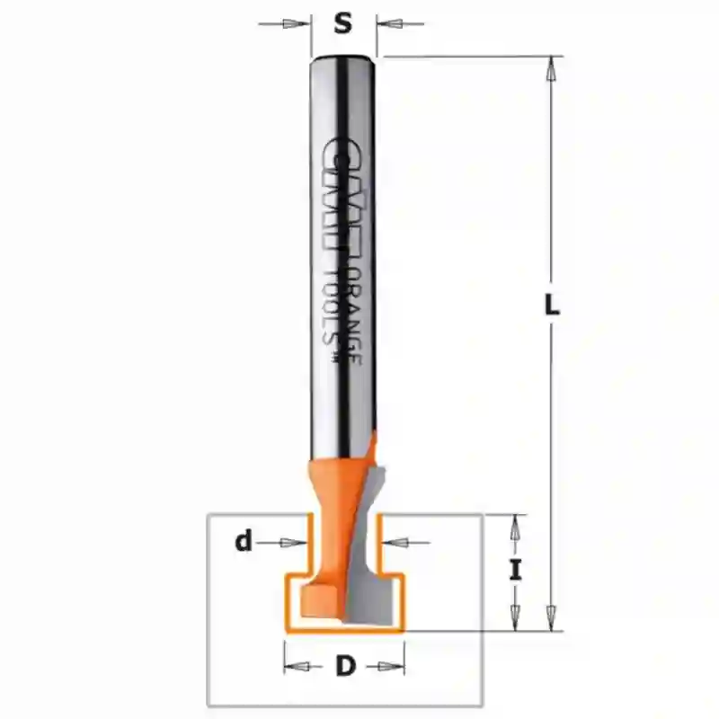 Fresa para cerraduras HWM S:12 D:4.76 D:9.5 CMT