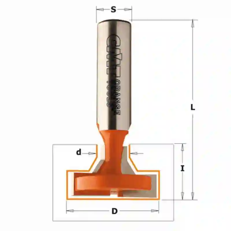 Fresa para cerraduras HW S:12.7 D:28 D:11 i:13.5 CMT