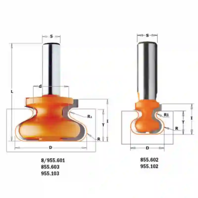 Fresa para tiradores HM S:8 D:19.05x19.05 CMT
