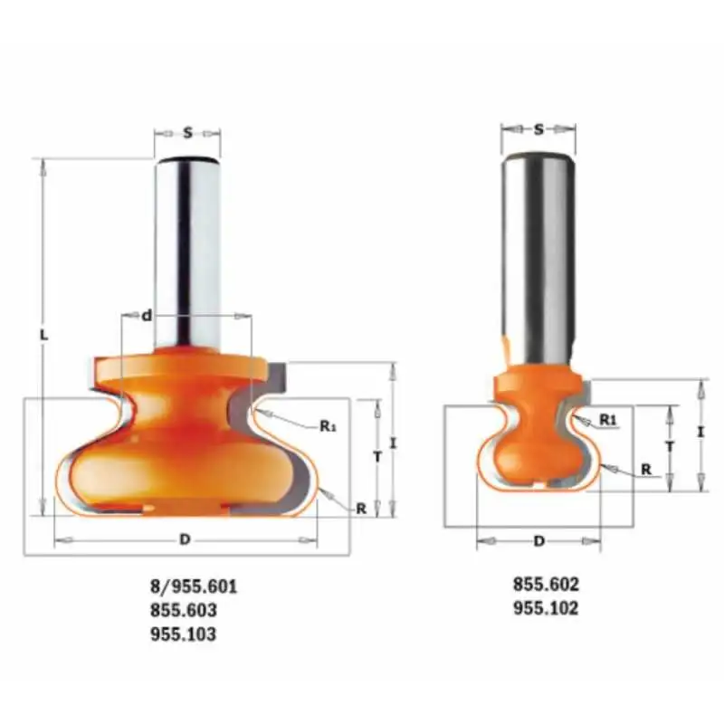 Fresa para tiradores HW S:12.7 D:38.1x20.7 r6 CMT