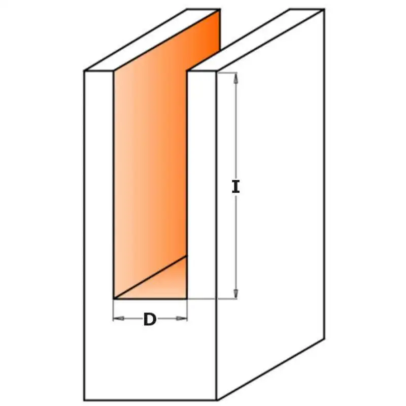 Fresa recta HWM Z3 S:12.7x35 D:6.35x26x73 DX CMT