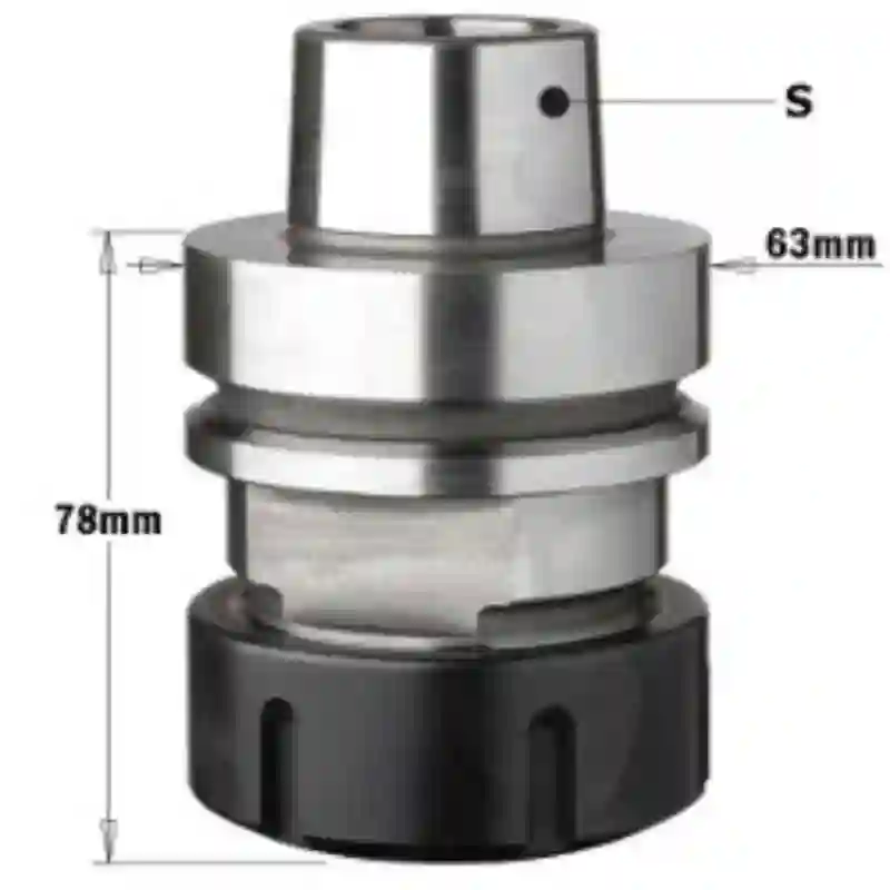 Mandril pinzas elásticas ER40 cono HSK-F63 DX CMT