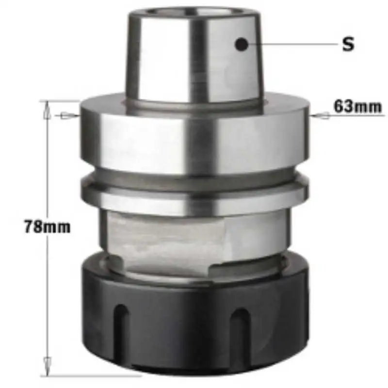 Mandril pinzas elásticas ER40 cono HSK-F63 DX CMT