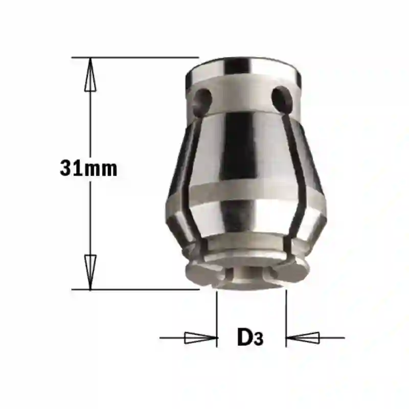 Pinza bicónica para mandril 123 D:14 CMT
